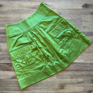 Kenzie Green Skirt with Pockets